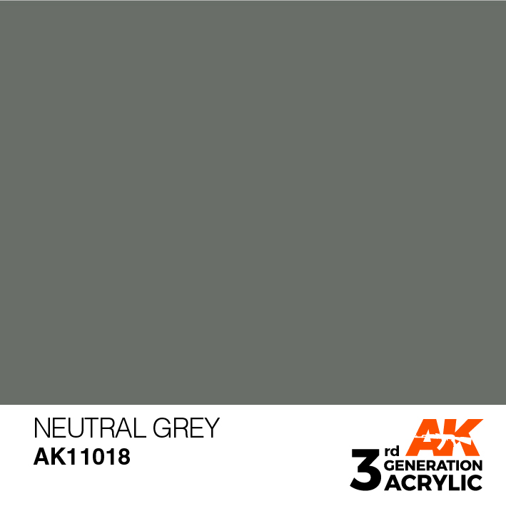 AK-Interactive 3rd Gen Paints: Neutral Grey 