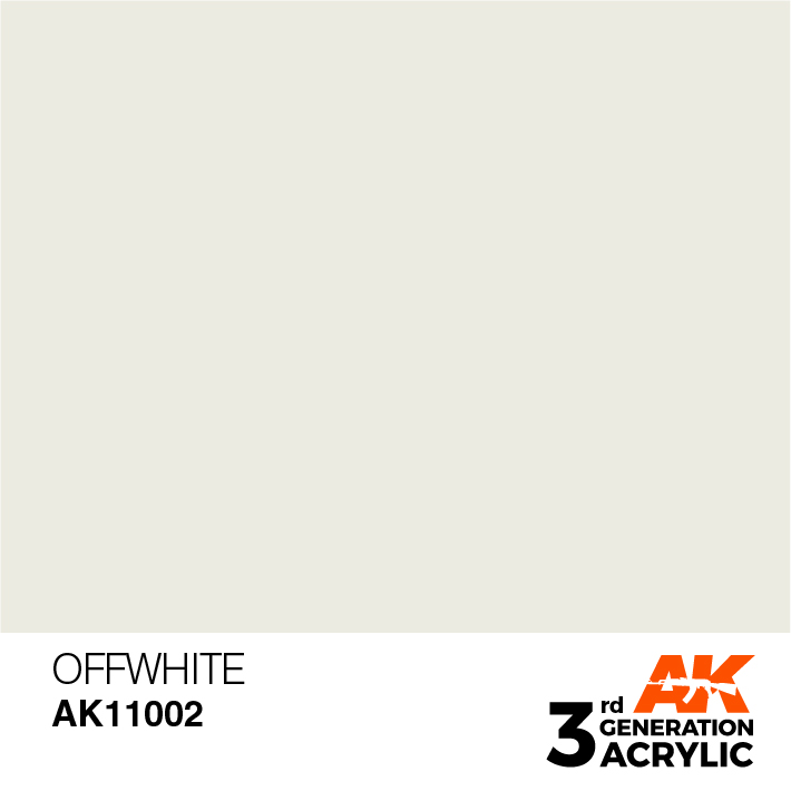 AK-Interactive 3rd Gen Paints: Offwhite 