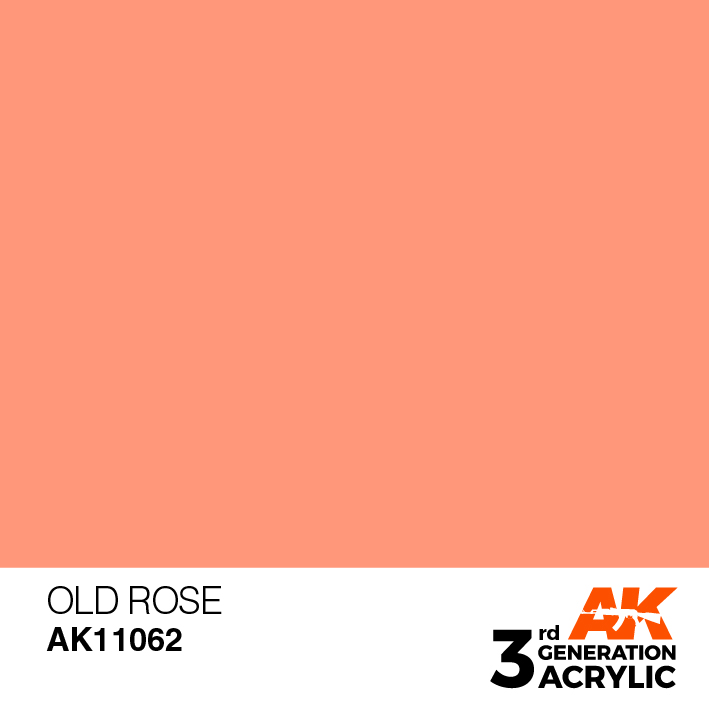AK-Interactive 3rd Gen Paints: Old Rose 