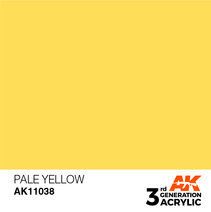 AK-Interactive 3rd Gen Paints: Pale Yellow 