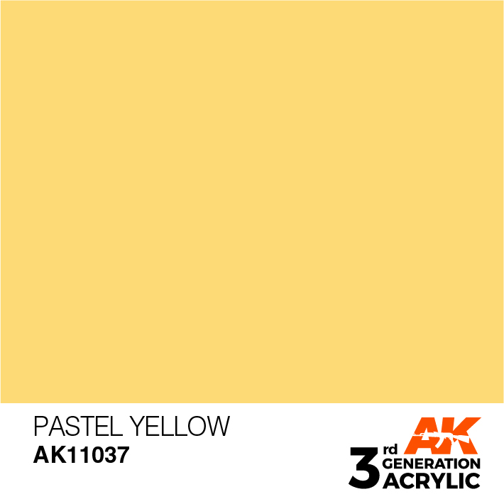 AK-Interactive 3rd Gen Paints: Pastel Yellow 