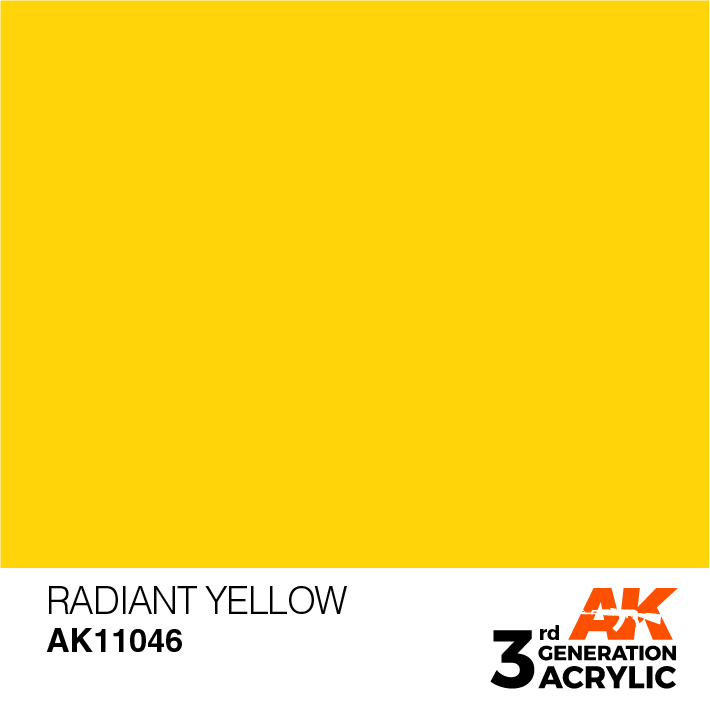AK-Interactive 3rd Gen Paints: Radiant Yellow 