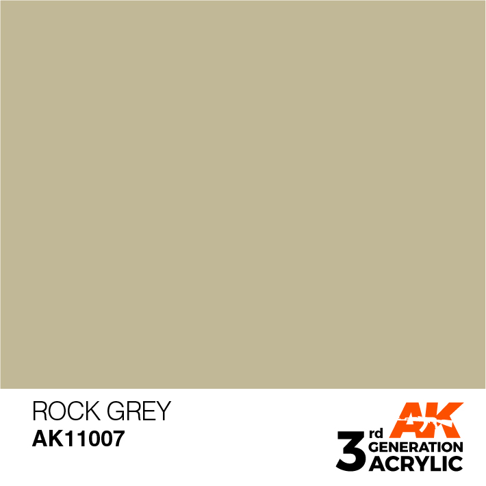 AK-Interactive 3rd Gen Paints: Rock Grey 