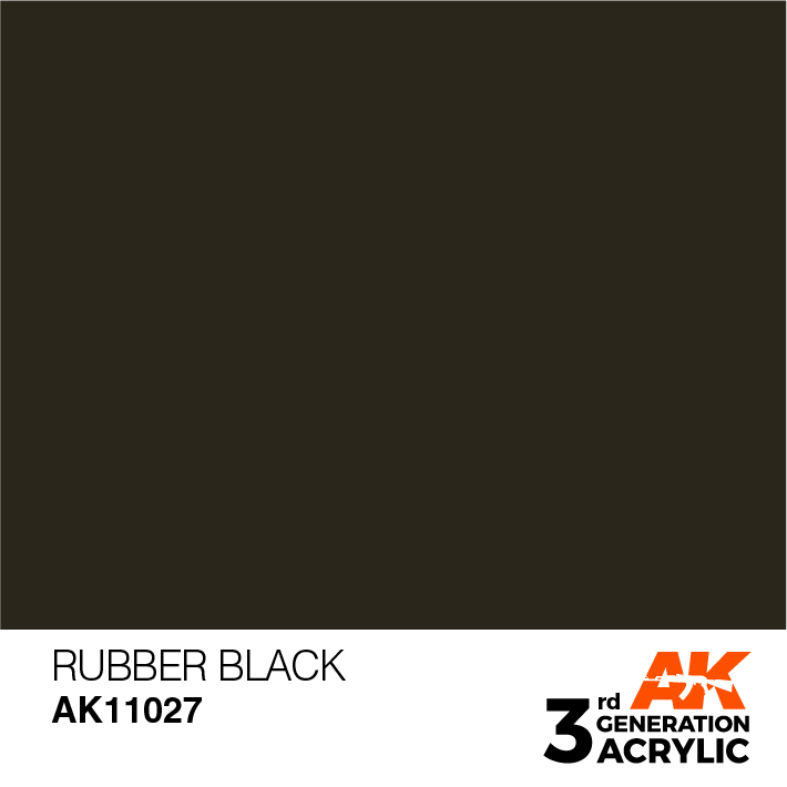 AK-Interactive 3rd Gen Paints: Rubber Black 