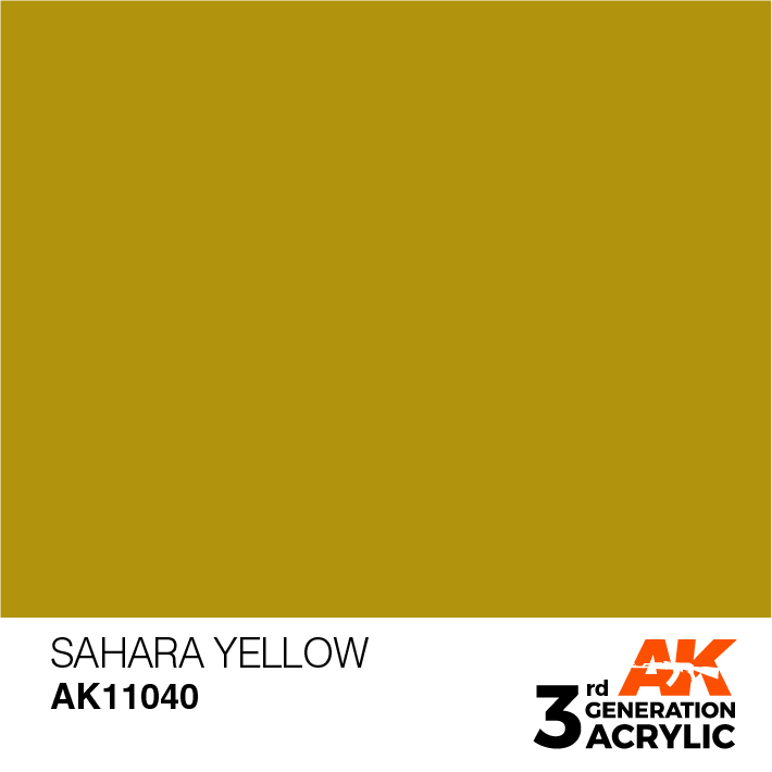 AK-Interactive 3rd Gen Paints: Sahara Yellow 