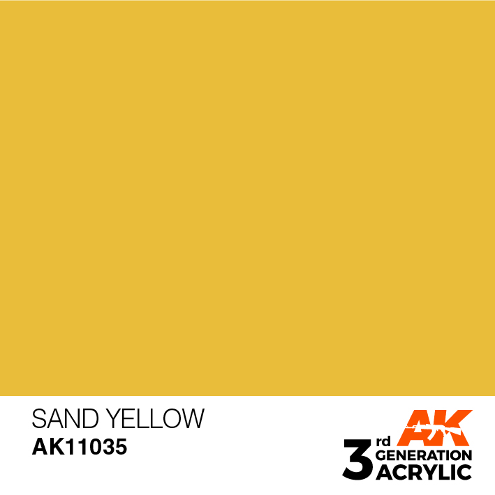 AK-Interactive 3rd Gen Paints: Sand Yellow 