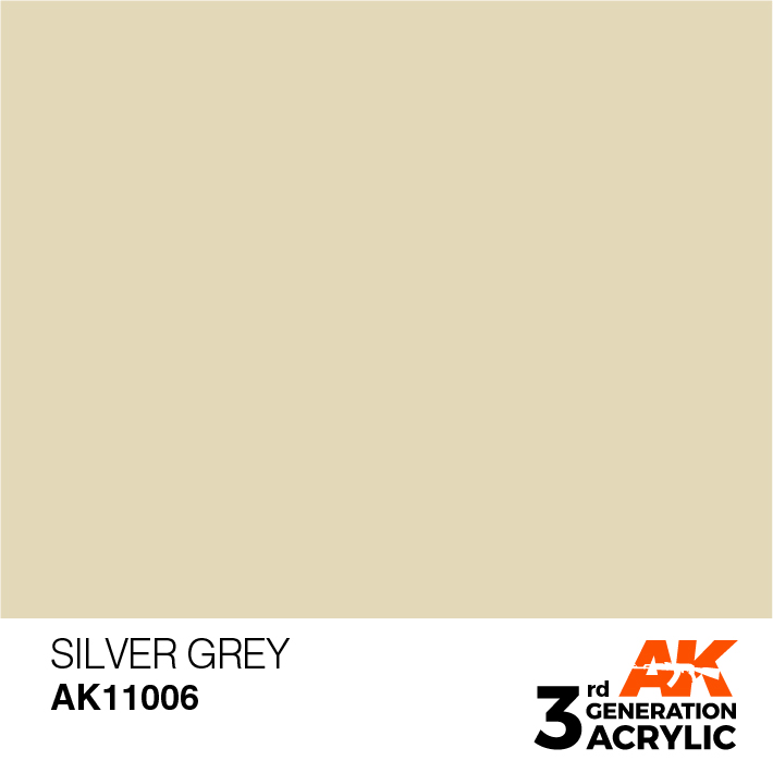 AK-Interactive 3rd Gen Paints: Silver Grey 