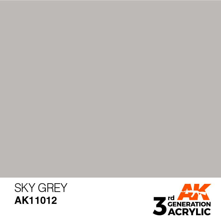 AK-Interactive 3rd Gen Paints: Sky Grey 
