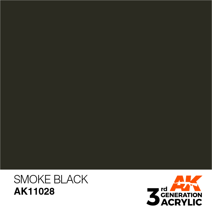 AK-Interactive 3rd Gen Paints: Smoke Black 