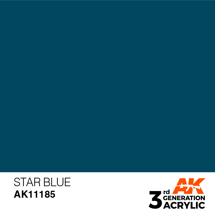 AK-Interactive 3rd Gen Paints: Star Blue 