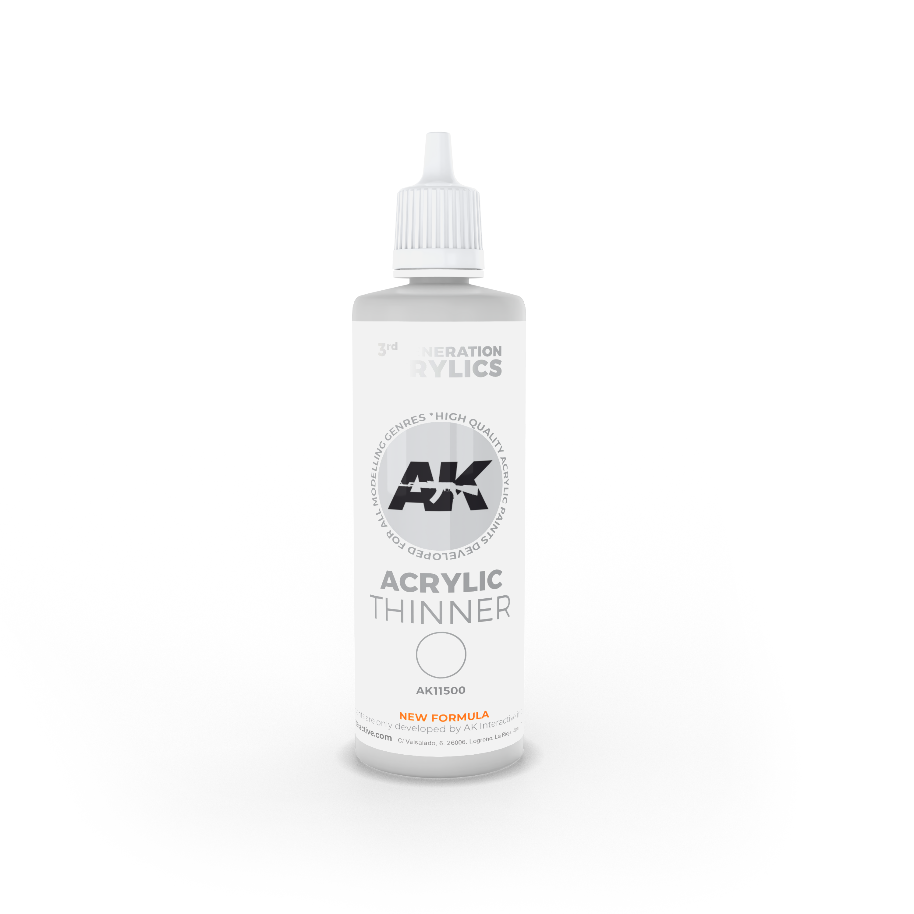 AK-Interactive 3rd Gen Paints: Thinner (100 ml) 