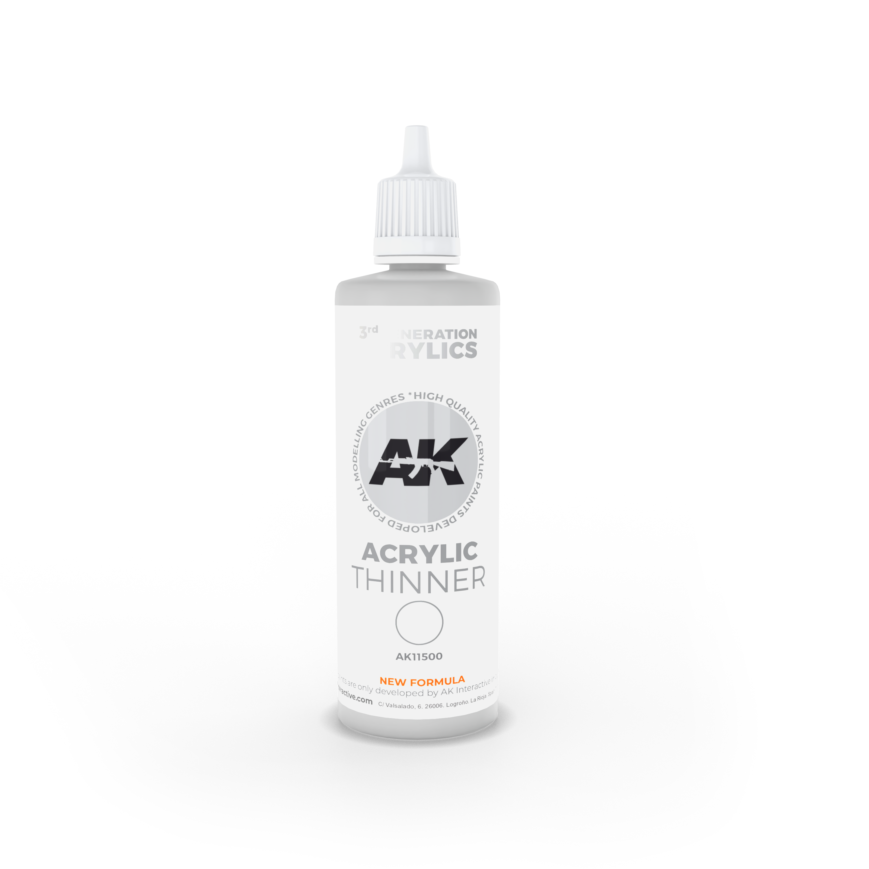 AK-Interactive 3rd Gen Paints: Thinner (100 ml) 