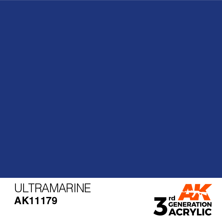 AK-Interactive 3rd Gen Paints: Ultramarine 