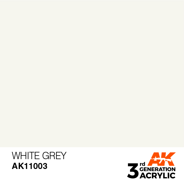 AK-Interactive 3rd Gen Paints: White Grey 