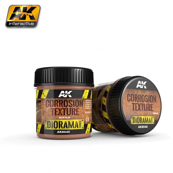 AK-Interactive Acrylic Diorama Series: Corrosion Texture 