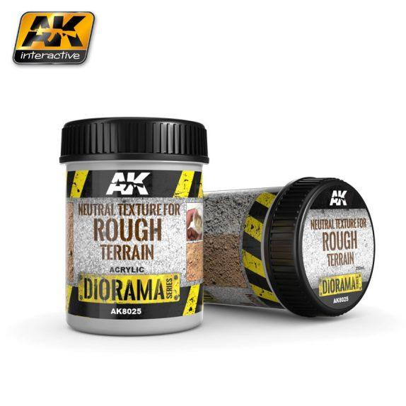 AK-Interactive Acrylic Diorama Series: Neutral Texture For Rough Terrain 