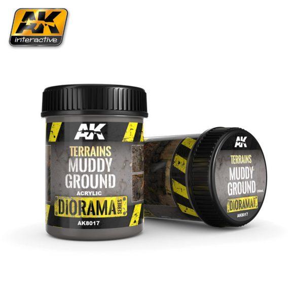 AK-Interactive Acrylic Diorama Series: Terrains Muddy Ground 