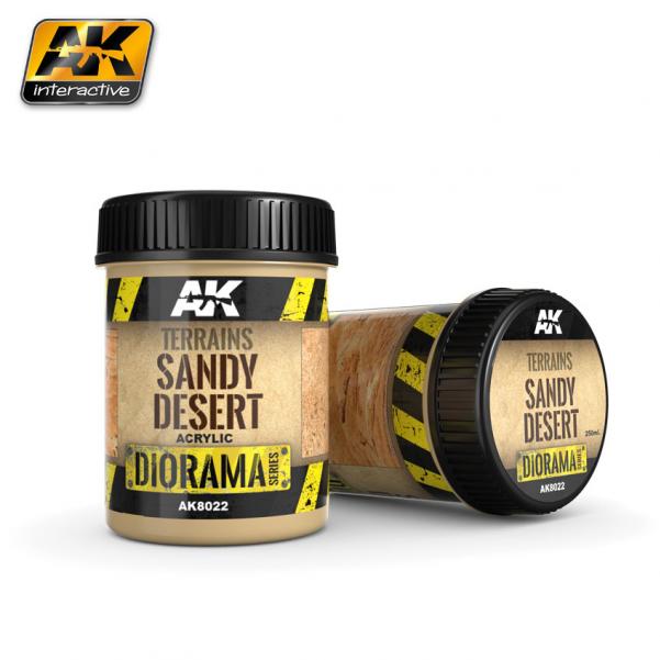 AK-Interactive Acrylic Diorama Series: Terrains Sandy Desert 