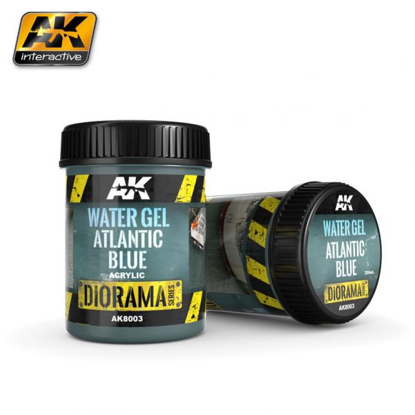 AK-Interactive Acrylic Diorama Series: Water Gel Atlantic Blue 