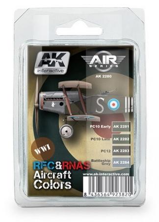 AK-Interactive Air Series Set: RFC & RNAS AIRCRAFT COLORS 