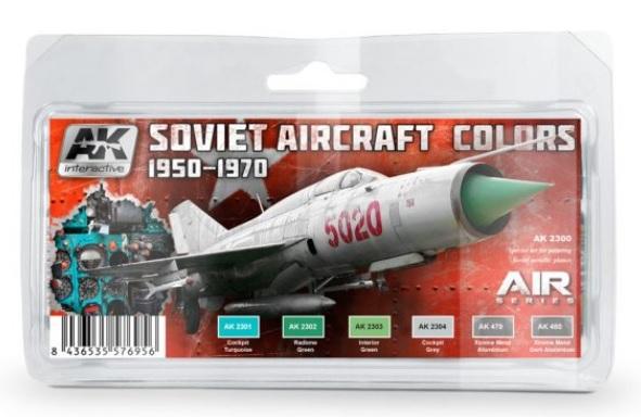 AK-Interactive Air Series Set: SOVIET AIRCRAFT COLORS 1950-1970 