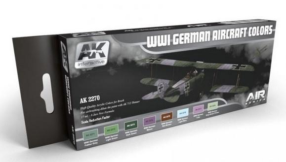 AK-Interactive Air Series Set: WWI GERMAN AIRCRAFT COLORS 