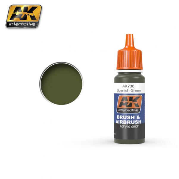 AK-Interactive Akrylics: Spanish Green 