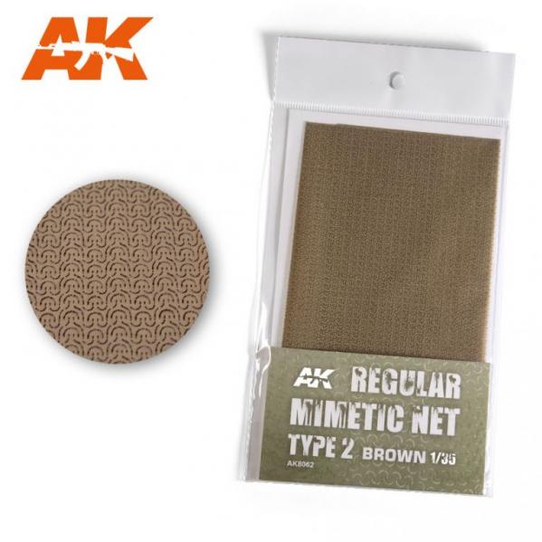 AK-Interactive: Camouflage Mimetic Net type 2 - Brown 