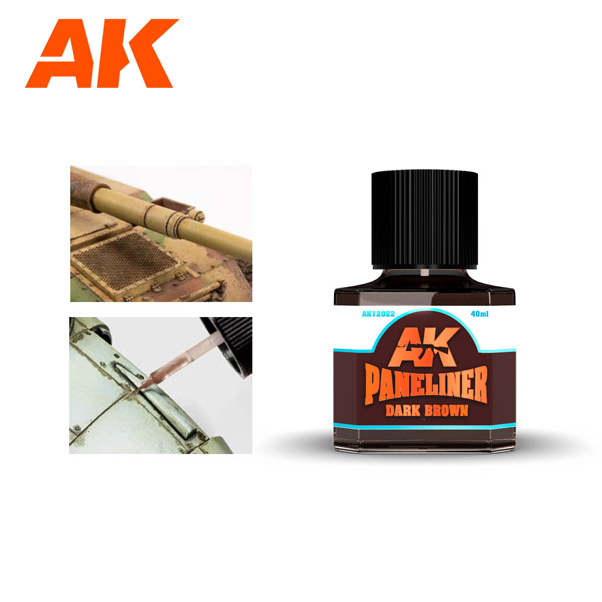 AK Interactive Dark Brown Paneliner 