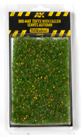AK-Interactive Diorama Series: Dio-Mat Tufts With Fallen Leaves Autumn 