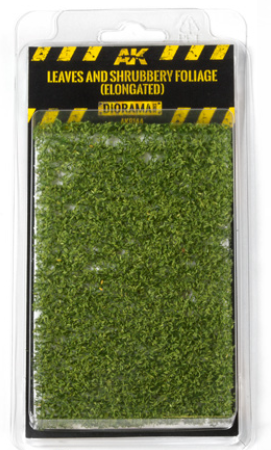 AK-Interactive Diorama Series: Leaves and Shrubbery (Elongated) 