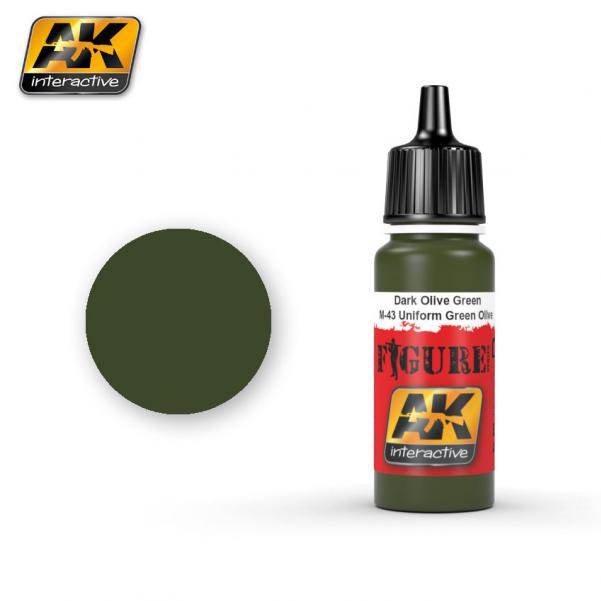 AK-Interactive Figure Series: Dark Olive Green/ M-43 Uniform Green Olive 
