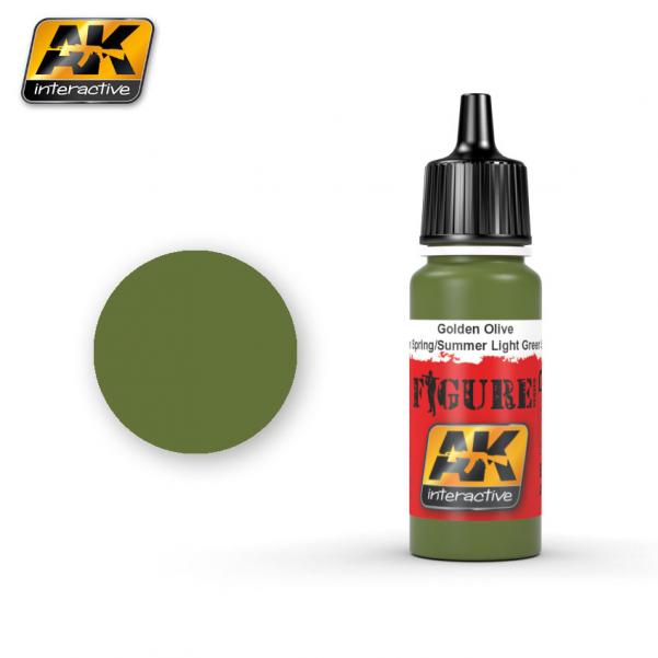 AK-Interactive Figure Series: Golden Olive/ Waffen Spring/ Summer Light Green Spots 