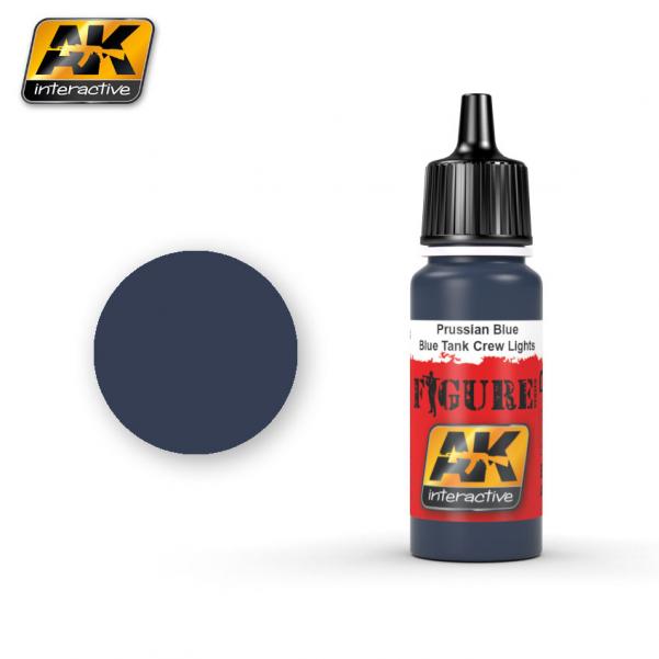 AK-Interactive Figure Series: Prussian Blue/ Blue Tank Crew Lights 