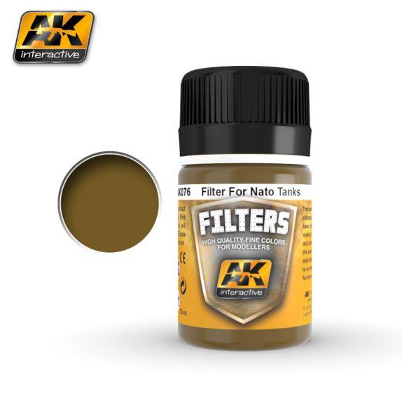 AK-Interactive Filter: Dark Brown For NATO Tanks 