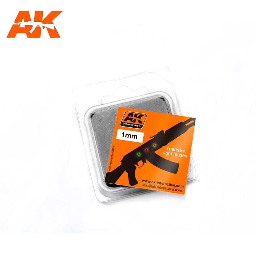 AK Interactive: Light Lenses- Lights for Planes 1mm 