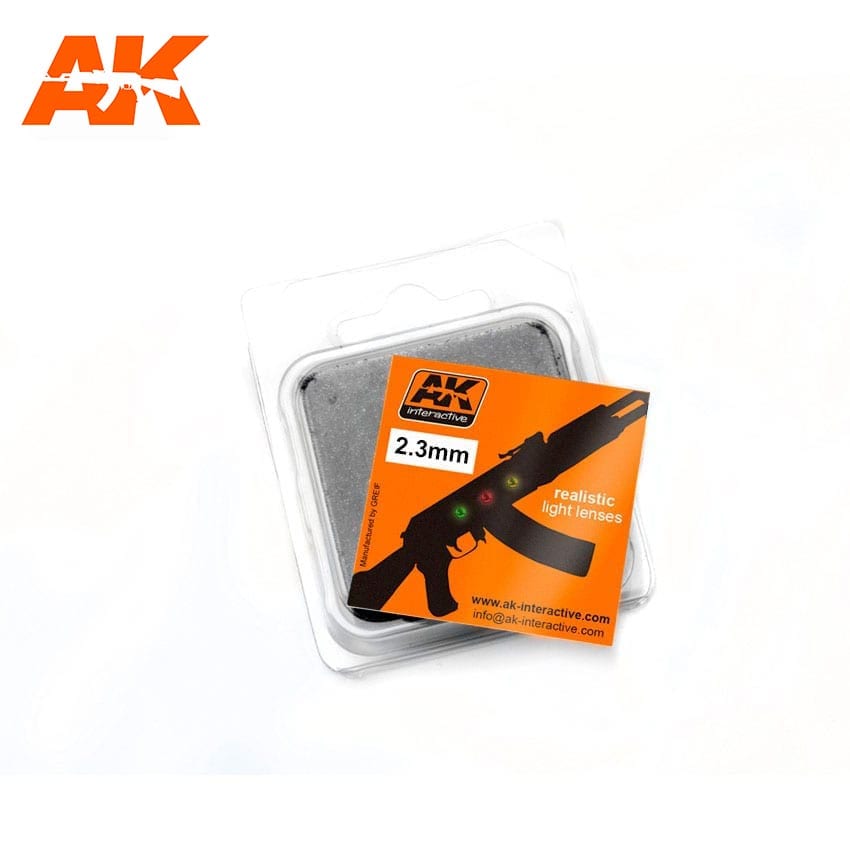 AK Interactive: Light Lenses- Lights for Planes 2.3mm 