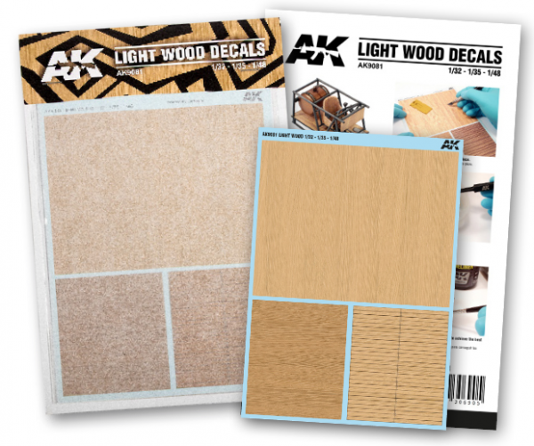 AK-Interactive: Light Wood Decals 