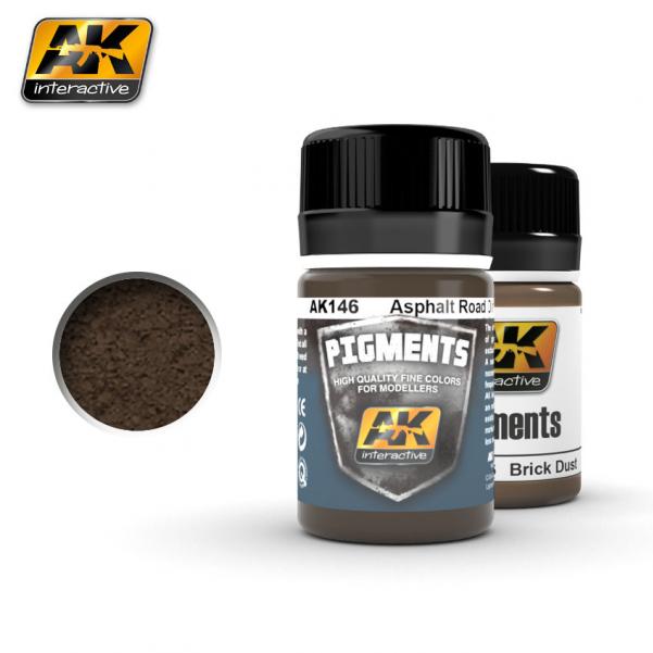 AK-Interactive Pigment: ASPHALT ROAD DIRT 