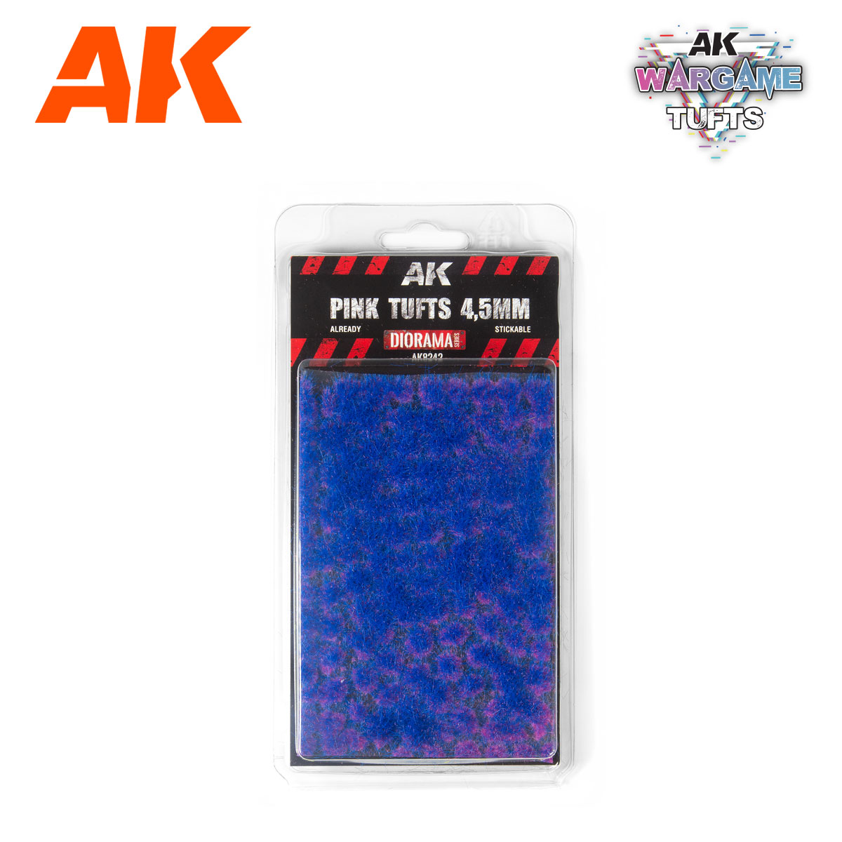 AK Interactive Pink & Blue Wargame Tufts 4.5mm 
