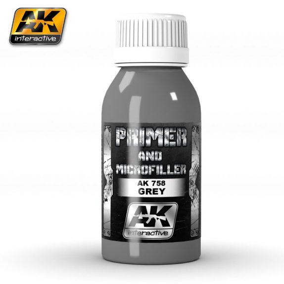 AK-Interactive Primer & Microfiller: Grey 