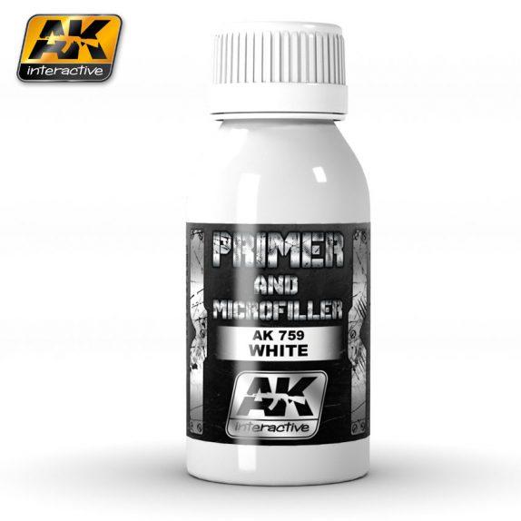 AK-Interactive Primer & Microfiller: White 