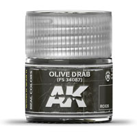 AK-Interactive Real Colors RC026: Olive Drab FS 34087 