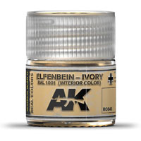 AK-Interactive Real Colors RC046: Elfelbein Ivory RAL 1001 