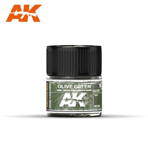 AK-Interactive Real Colors RC209: Olive Green/USMC Green RAL 6003/FS34095 