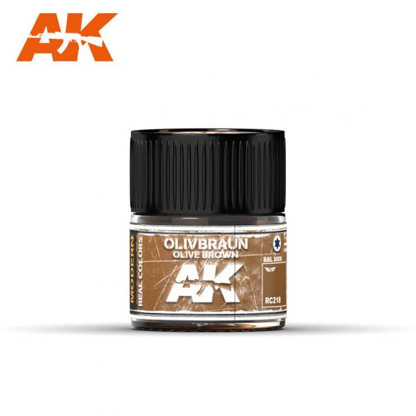 AK-Interactive Real Colors RC218: Olive Braun-Olive Brown RAL 8008 