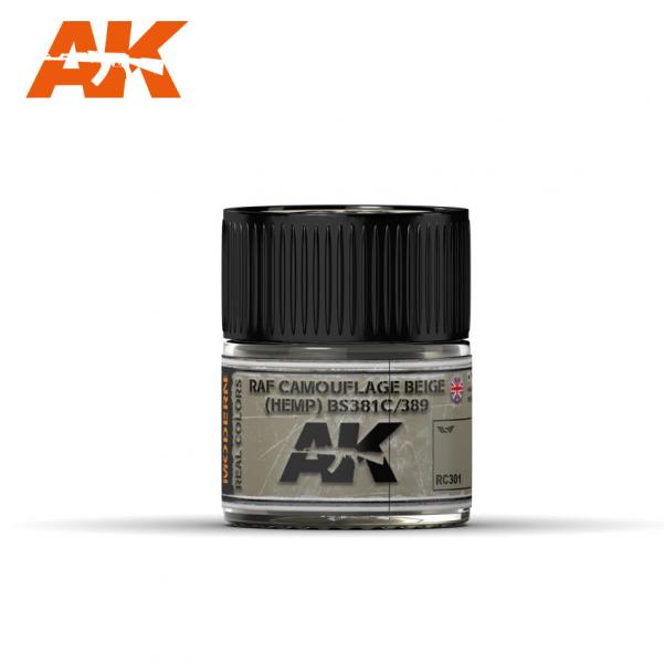 AK-Interactive Real Colors RC301: RAF Camouflage Beige (HEMP) BS 381C/389 