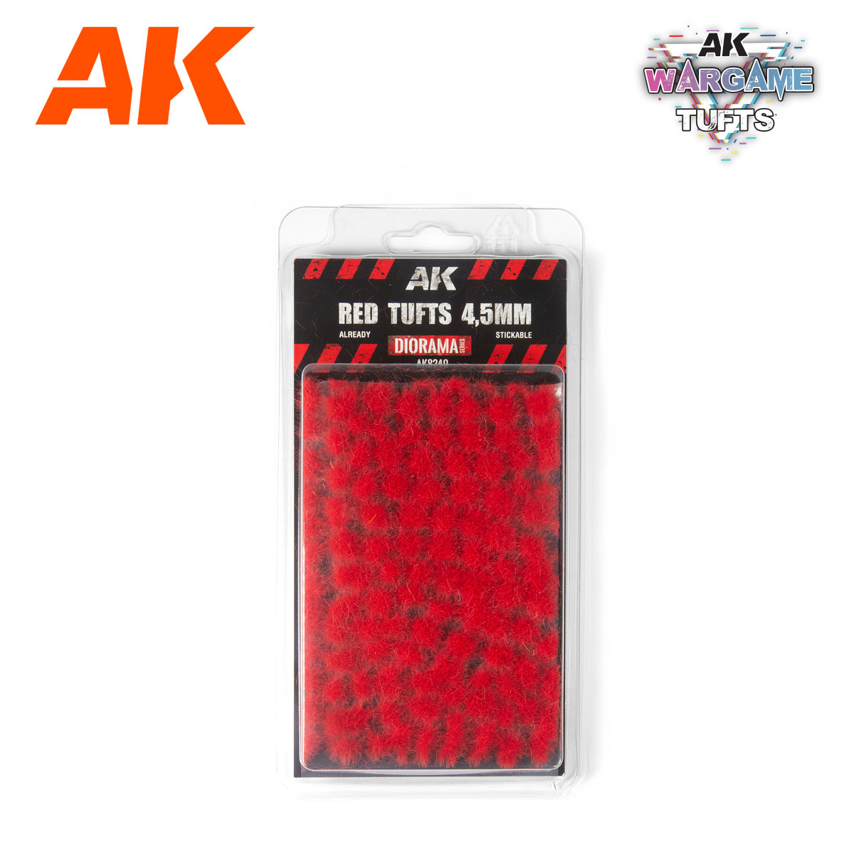AK Interactive Red Wargame Tufts 4.5mm 