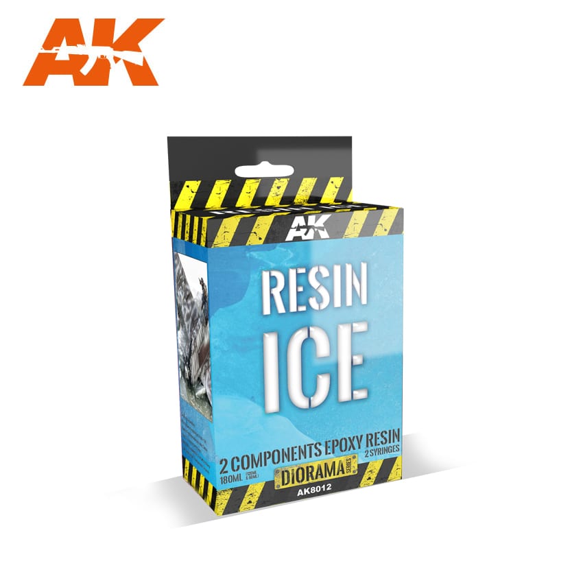 AK Interactive Resin Ice - 2 Components Epoxy Resin 180ml  