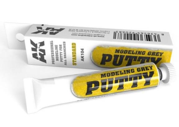 AK-Interactive Technical: MODELING GREY PUTTY STANDARD (20 ml) 